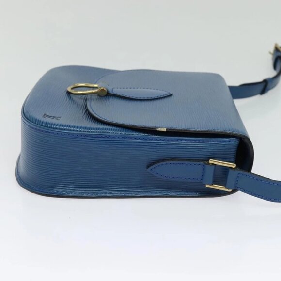 LOUIS VUITTON Epi Saint Cloud GM Shoulder Bag Toledo Blue - Picture 4 of 15